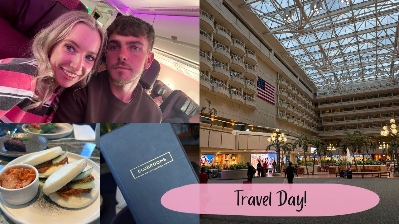 ORLANDO TRAVEL DAY VLOG! 🇺🇸🐭 - Virgin Atlantic, Clubroom Lounge, All Star Movies, Target✈️🥤🎬🎯