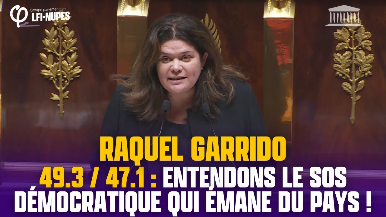Retraites : Vous avez aimé le 49.3 ? Vous adorerez le 47.1 ! - Raquel Garrido