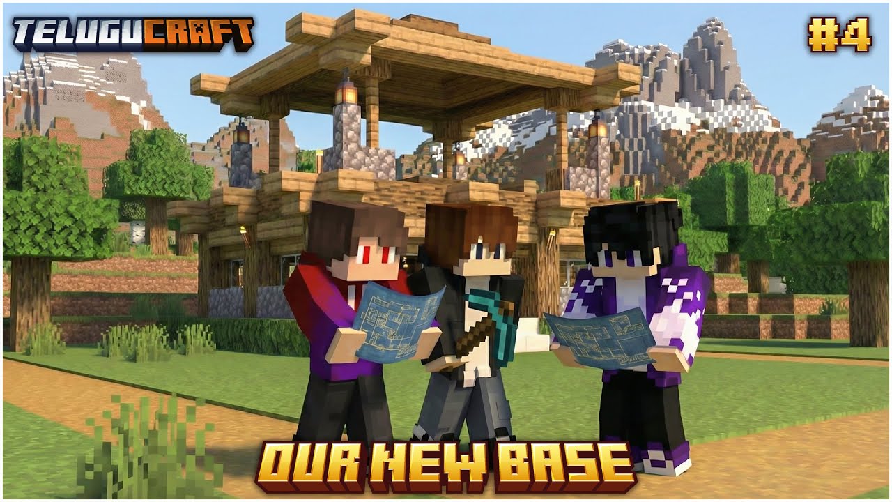 We Built The PERFECT Starter Base On TelugCraft | #4 | The Music Boy