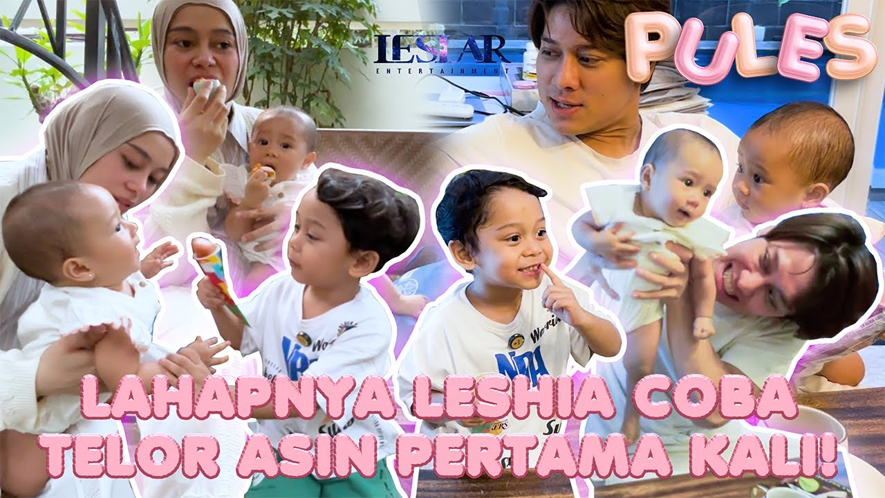 PULES : LESHIA COBA BANYAK RASA BARU! DARI TELOR ASIN SAMPAI ICE CREAM!