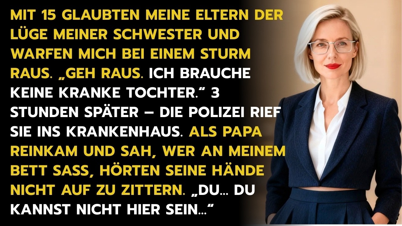 Mit 15 ließen mich meine Eltern wegen meiner Schwester zurück – bis mein Vater die Wahrheit sah.
