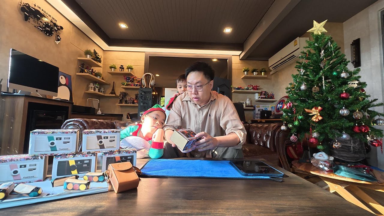 Reviewของขวัญเด็กๆ X'MAS2025-Unbox Flashback ONE35 V2 Camera》》》PerRic The Journey @_@
