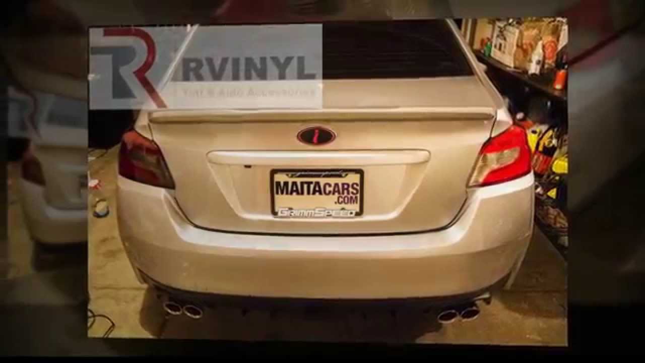 Precut Taillight Tint Covers: 2015 Subaru WRX Premium