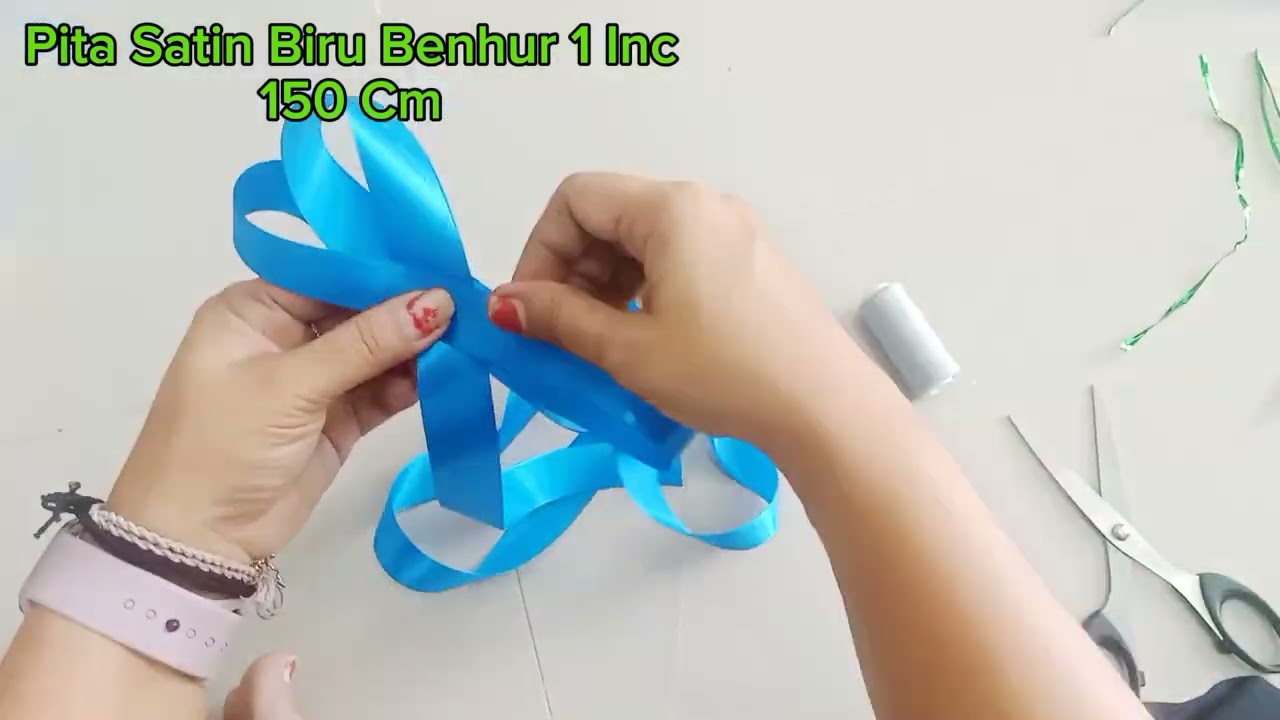 Cara Membuat Pita Peresmian Evergreen