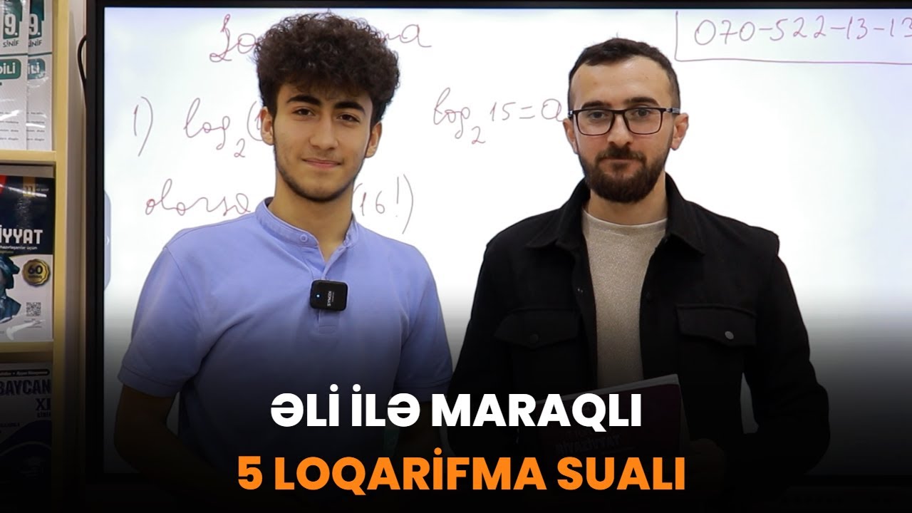 ✅️❗️👉Maraqlı Loqarifma misalları Əli ilə 5 qızıl qayda