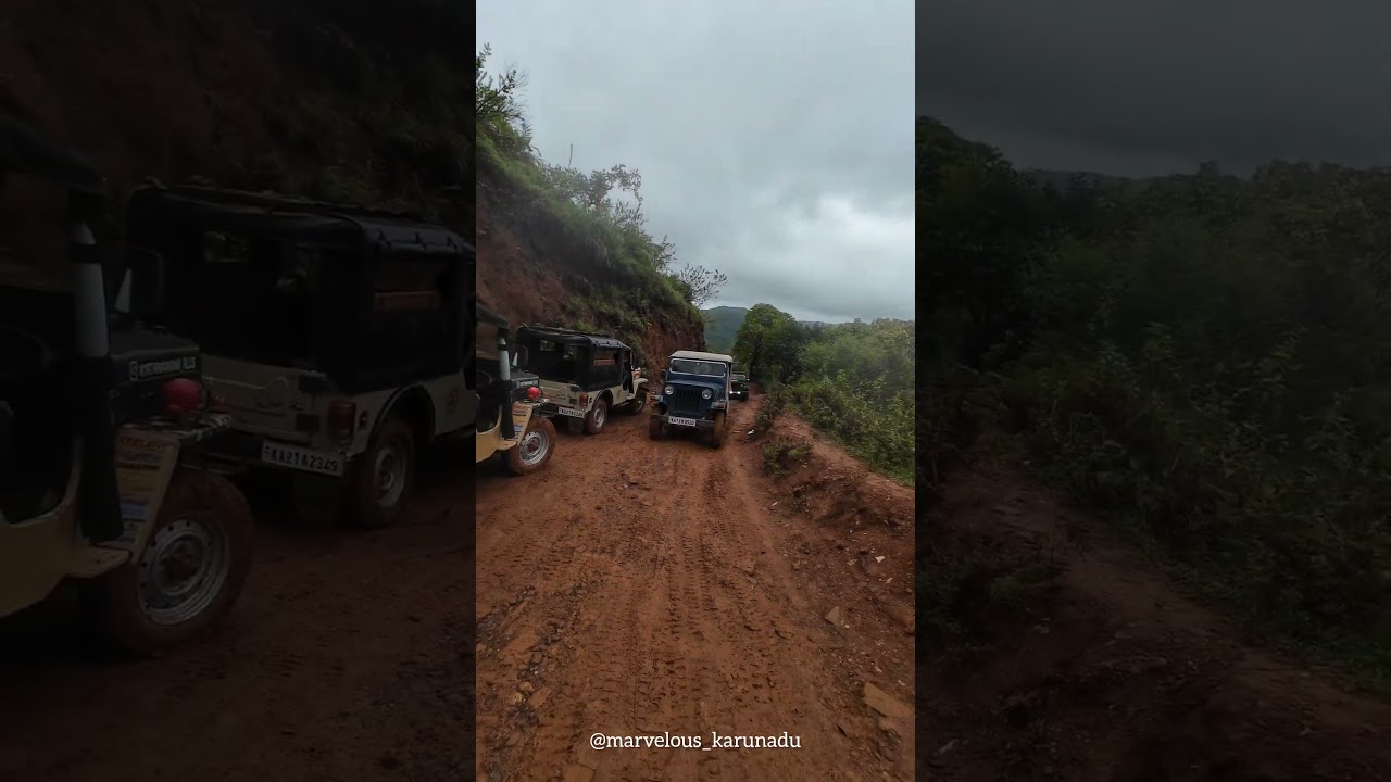 Kyathanamakki Offroad #travel #explore #fun #jeep #trendingshorts