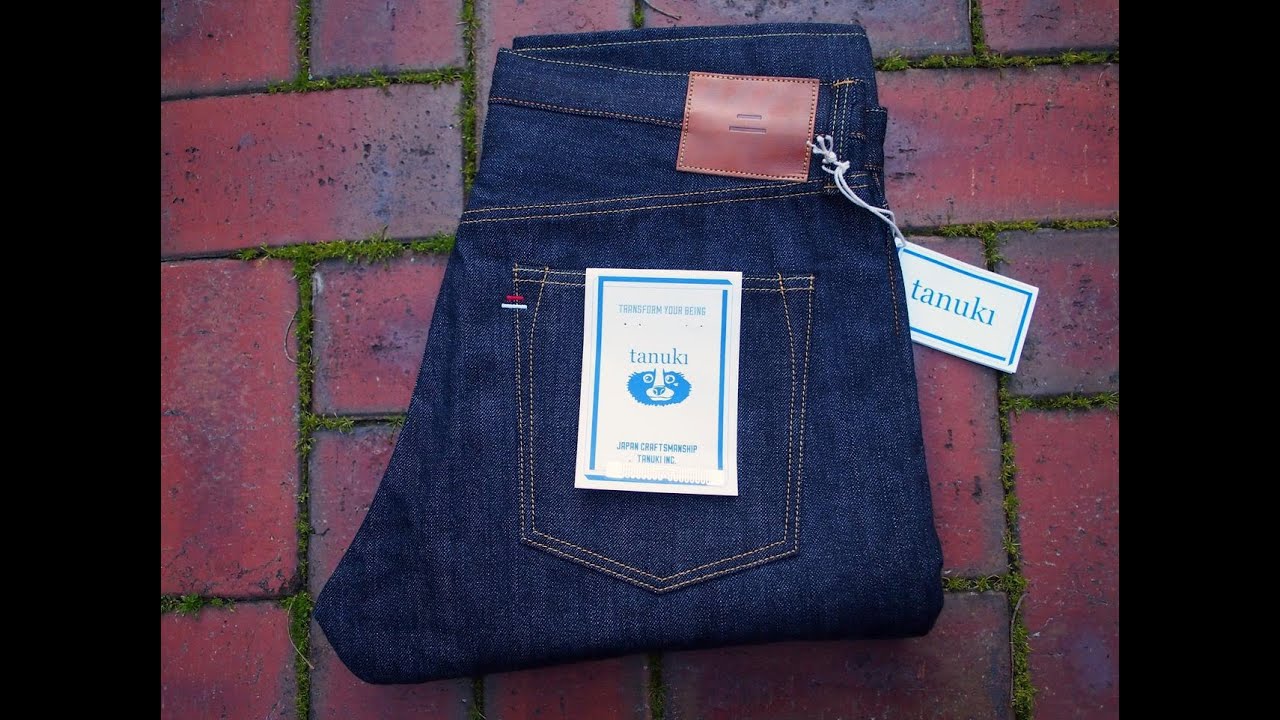 TANUKI RR1 15OZ RETRO REGULAR STRAIGHT - классический удобный фасон с универсальным денимом