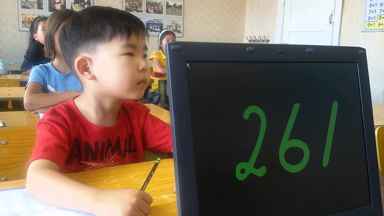 MONGOL SOROBAN. 5 настай Түвшинбаяр. Флаш анзан. 140812