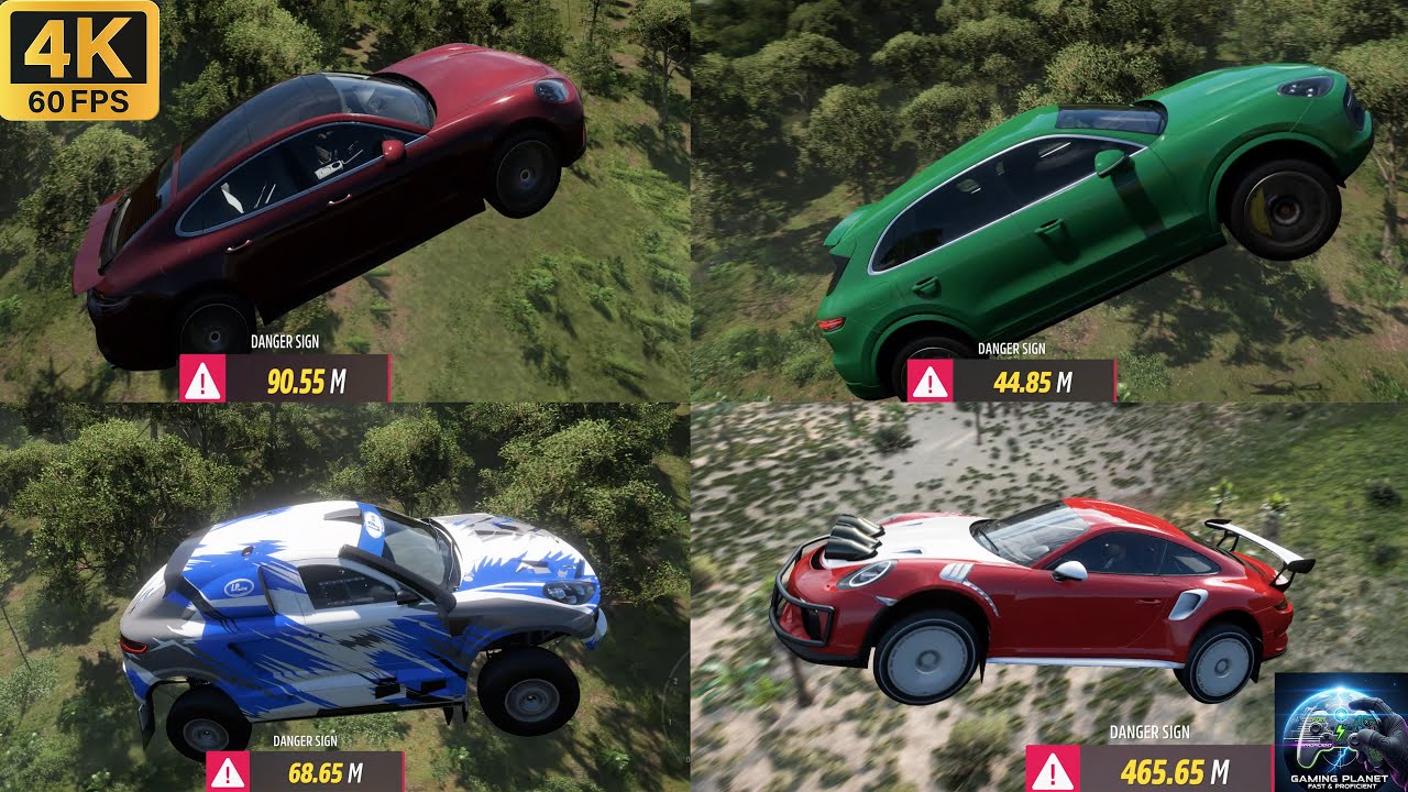 Porsche Takes Flight! Insane Airport Road Jump in Forza Horizon 5  (1)