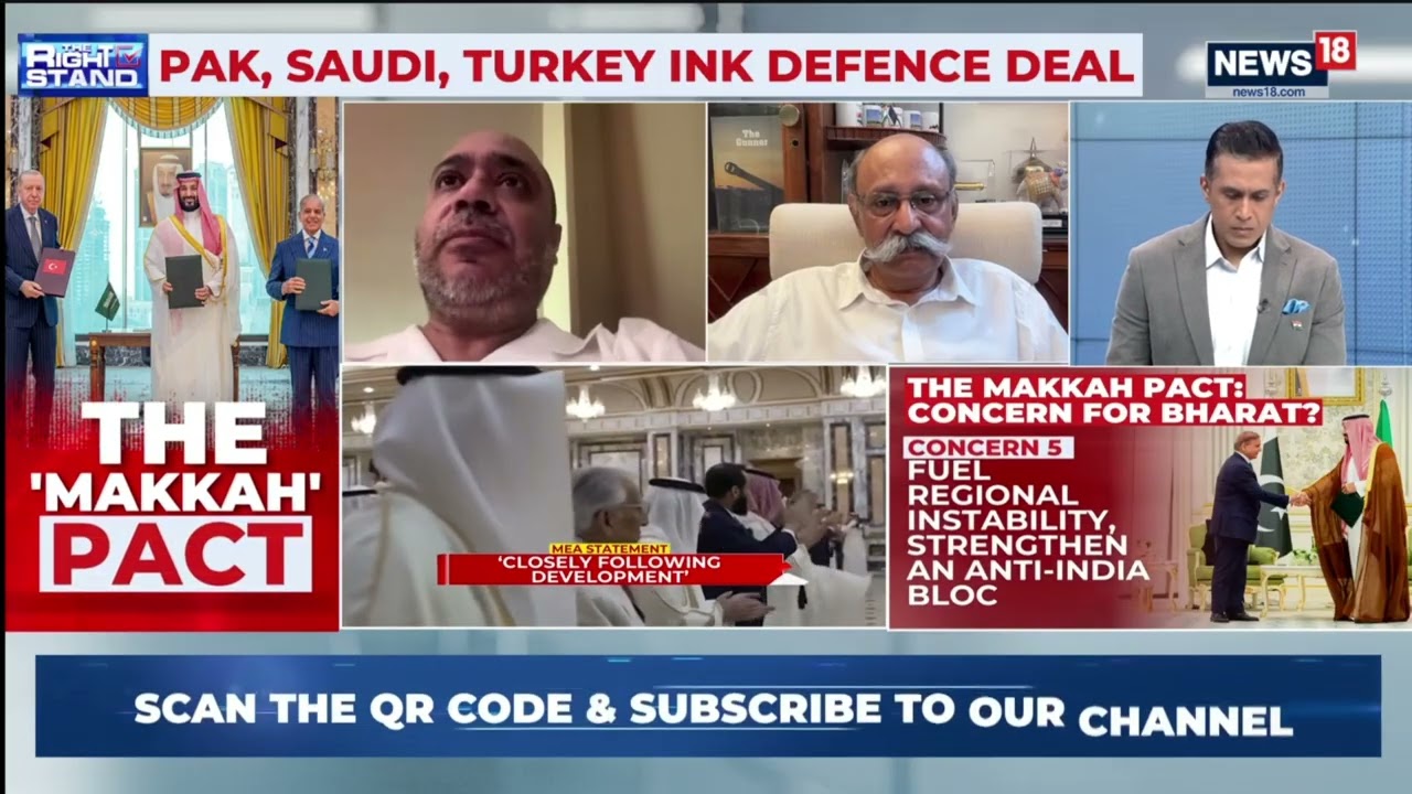 The Mecca Trilateral Pact : Lt Gen PR Shankar on CNN News18