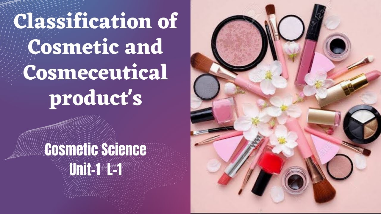 Classification of Cosmetic and Cosmeceutical Product ! Cosmetic Science! Unit-1 L-1 ! B. Pharmacy