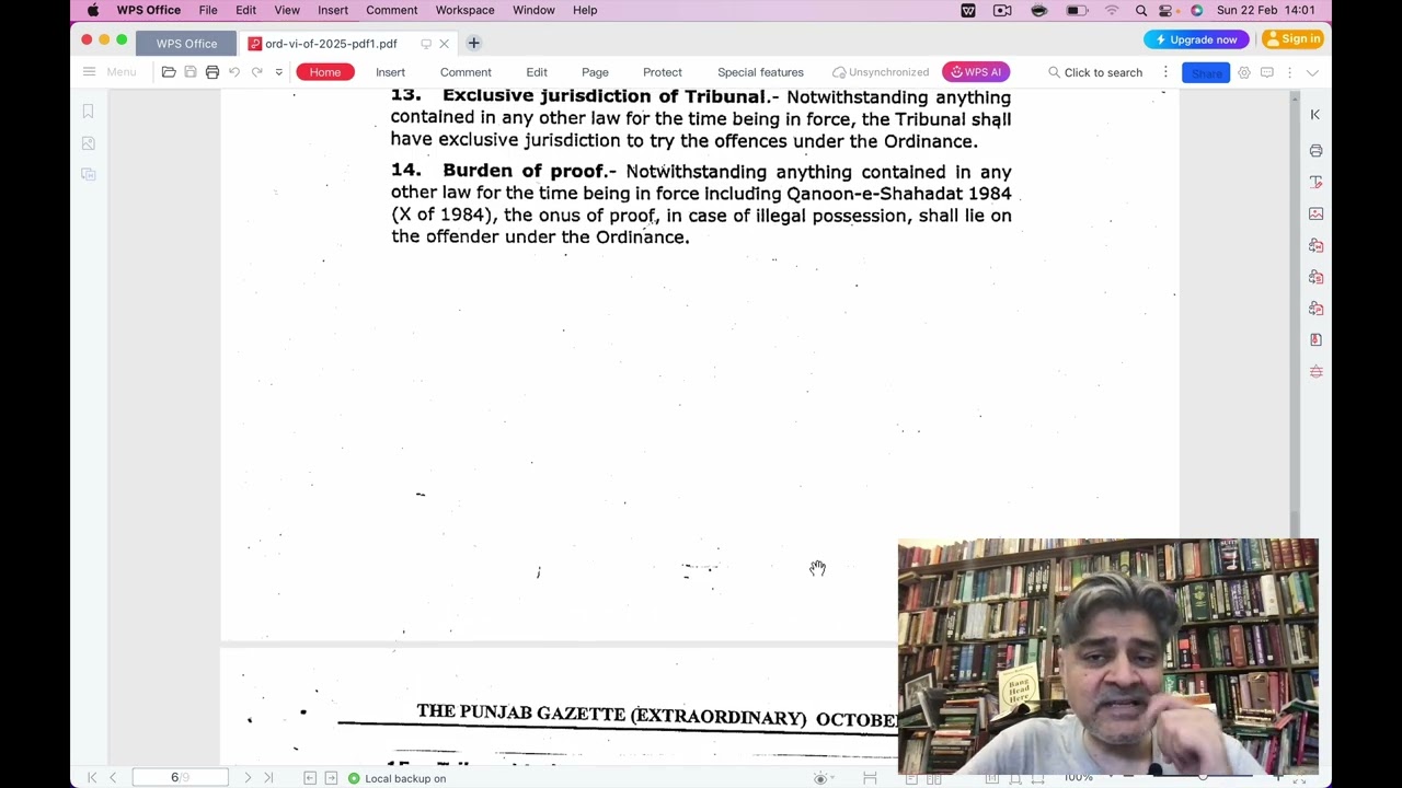Practical Demo: Reading the Punjab Protection of Ownership law and its recent amendment.