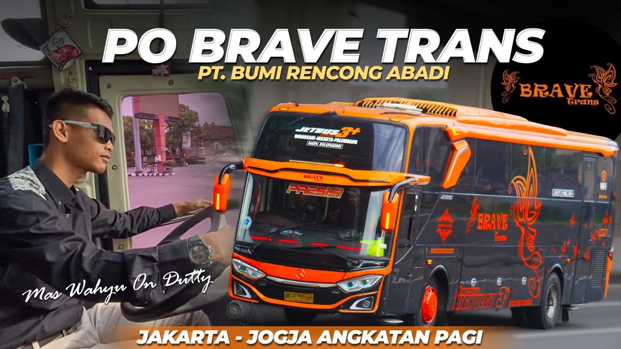 ANGKATAN PAGI DARI BEKASI KE KLATEN HANYA 9 JAM SAJA‼️ Trip Brave Trans Cileungsi - Jogja