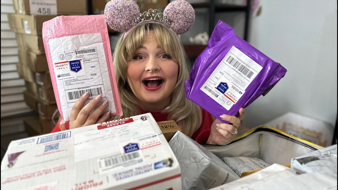 50+ DISNEY PIN MAIL PACKAGES UNBOXING