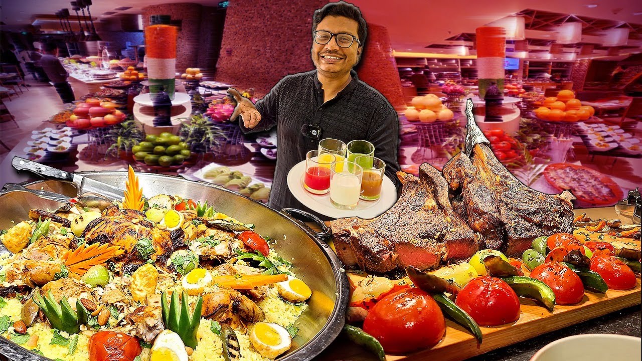 ২৫ তলার ওপরে এ তো পুরাই আরব দেশের ব্যুফে!  khai-dai at Crowne Plaza Dhaka Gulshan