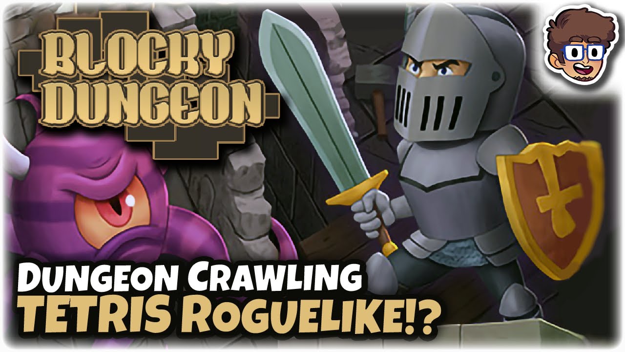 Dungeon Crawling TETRIS Roguelike!? | Let's Try: Blocky Dungeon