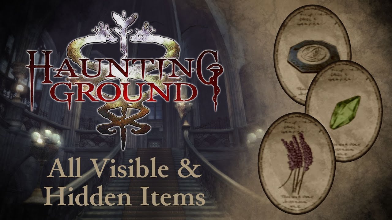 Haunting Ground - All Visible & Hidden Items (Treasure Hunter)