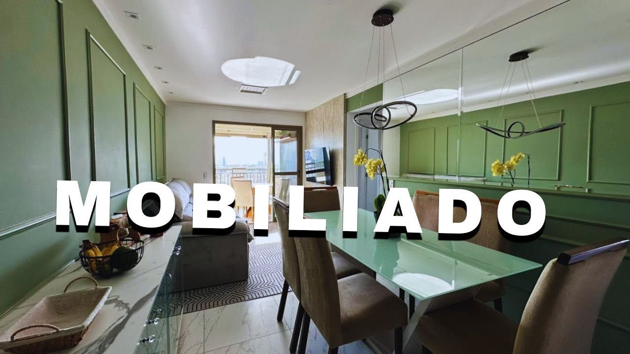 Apartamento MOBILIADO com 2 dormitórios à venda por R$ 530.000 - Aviação - Praia Grande/SP