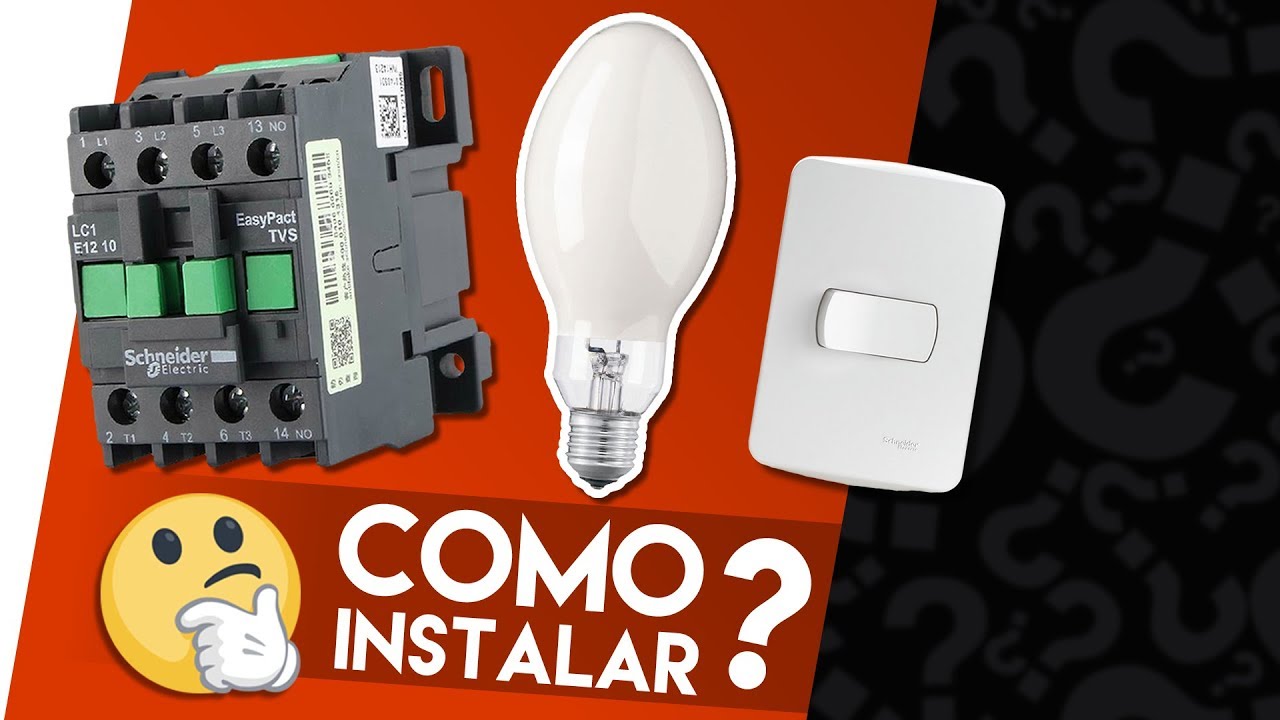 Quando DEVEMOS USAR um CONTATOR PARA ACENDER L&Acirc;MPADAS?
