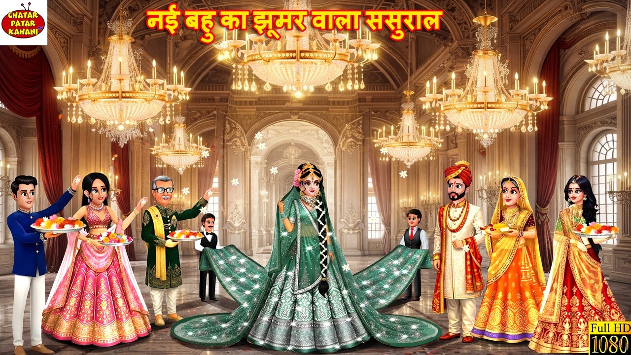 नई बहु का झूमर वाला आलीशान ससुराल | Hindi Kahani | Moral Stories | Hindi Story |Cartoon Video |Story
