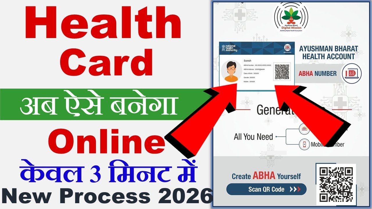 ABHA Card Kaise Banaye | Health Card Online Apply 2026 | Hindi