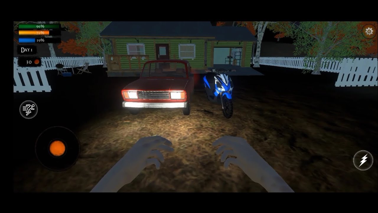 Aku main game simulator bertahan hidup dunia sendiri.