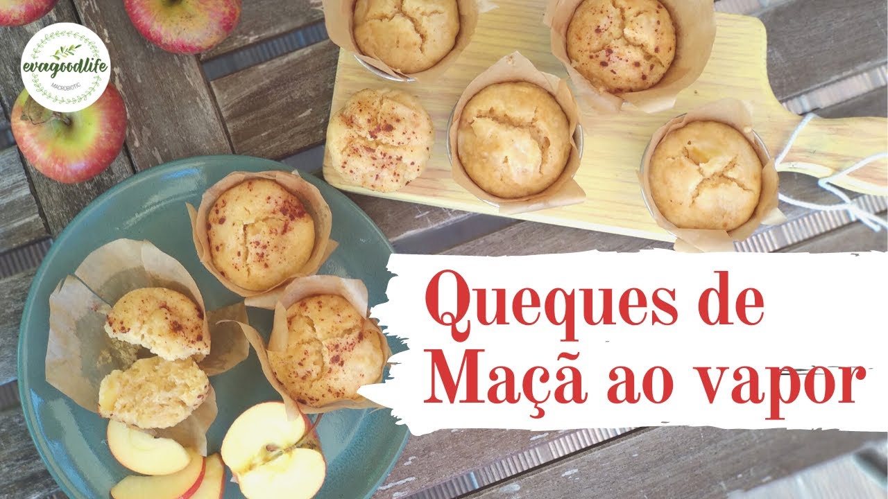 QUEQUES DE MA&Ccedil;&Atilde; AO VAPOR | Vegan | Macrobi&oacute;tica|evagoodlife