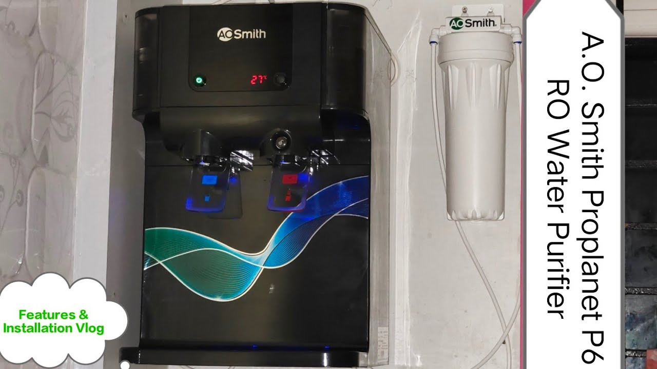 A. O. Smith ProPlanet P6 RO | SCMT | Min-Tech Water Purifier | 8 Stage Purification Process