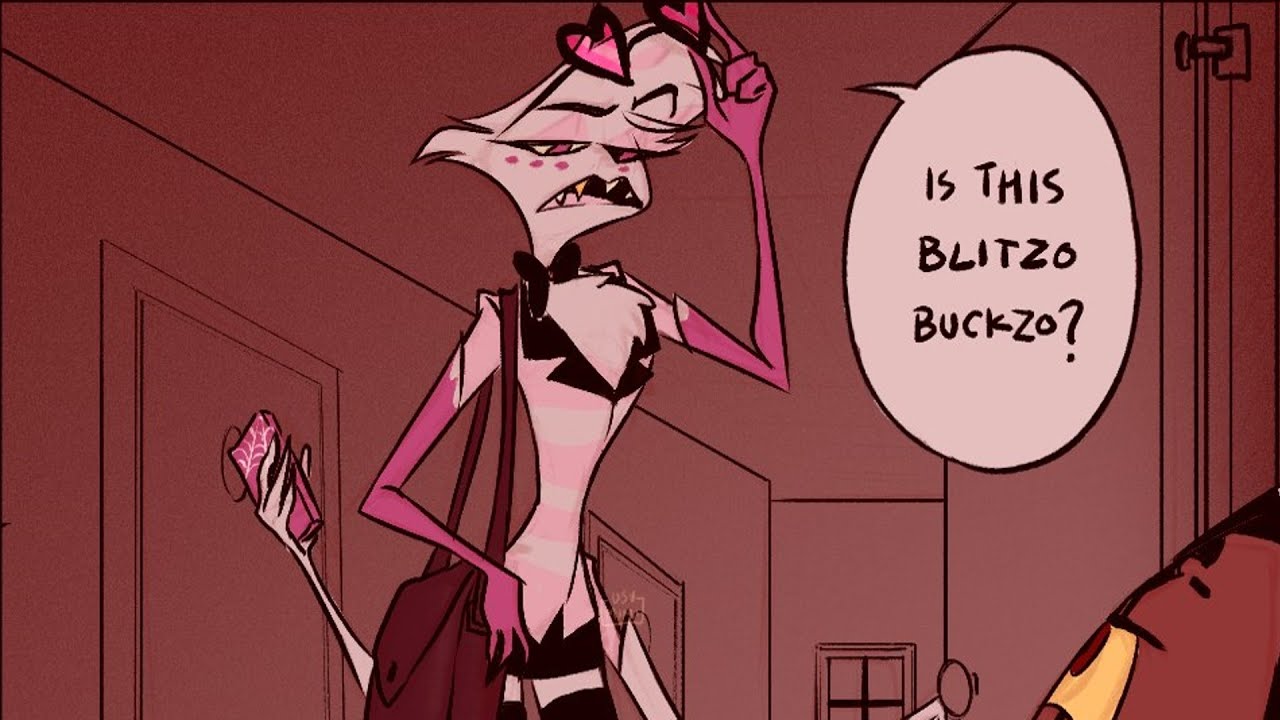 Angel Dust Confronts Blitzø About Stolas! Part 1 (Hazbin Hotel/Helluva Boss Comic-Dub)