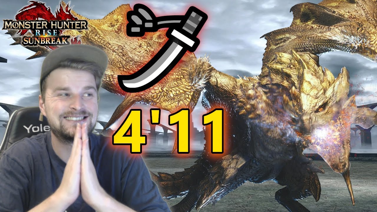 Gold Rathian Speedrun Longsword Monster Hunter Rise Sunbreak