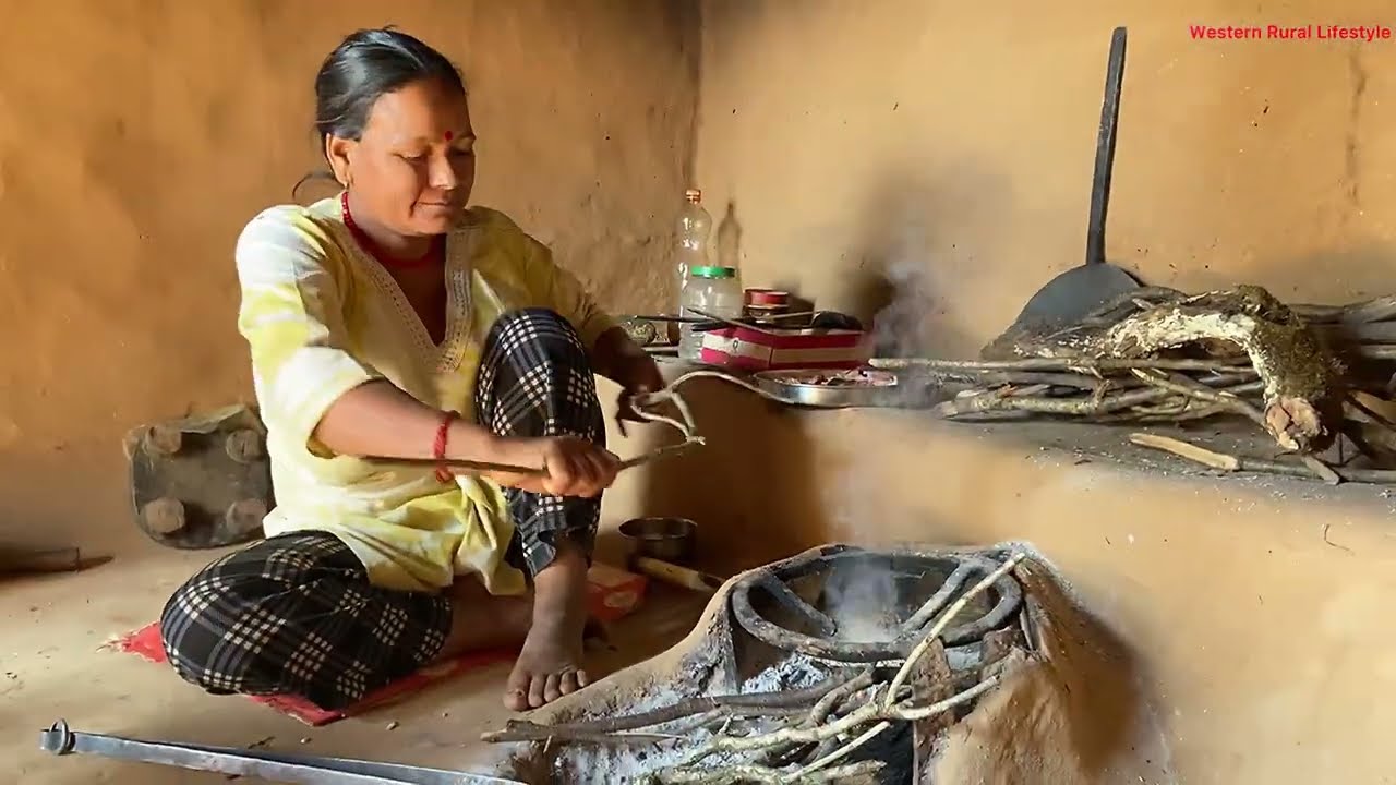 Himalayan Village Cooking: Homegrown Meal and Fresh Goat Meat