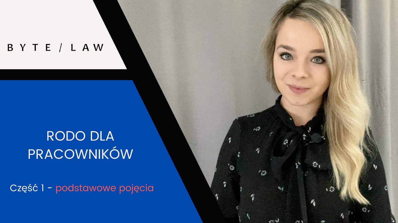 RODO dla pracowników. Część 1 - podstawowe pojęcia