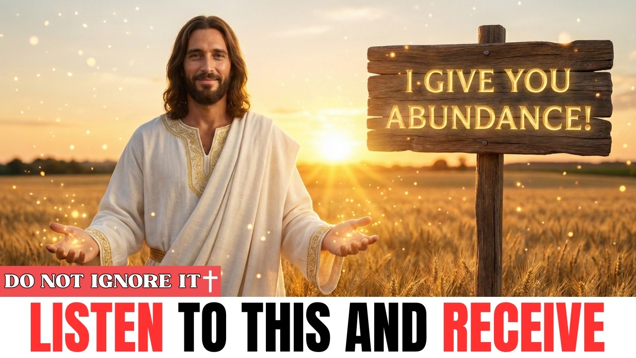✝️ JESUS SAYS: MY CHILD, I BLESS YOU WITH ABUNDANCE!