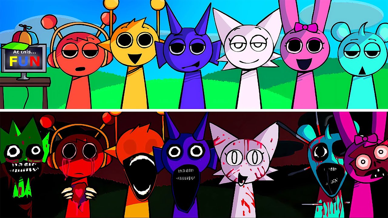 NEW SOUNDS! Incredibox Sprunki Tribute Edition / Normal Vs Horror Versions