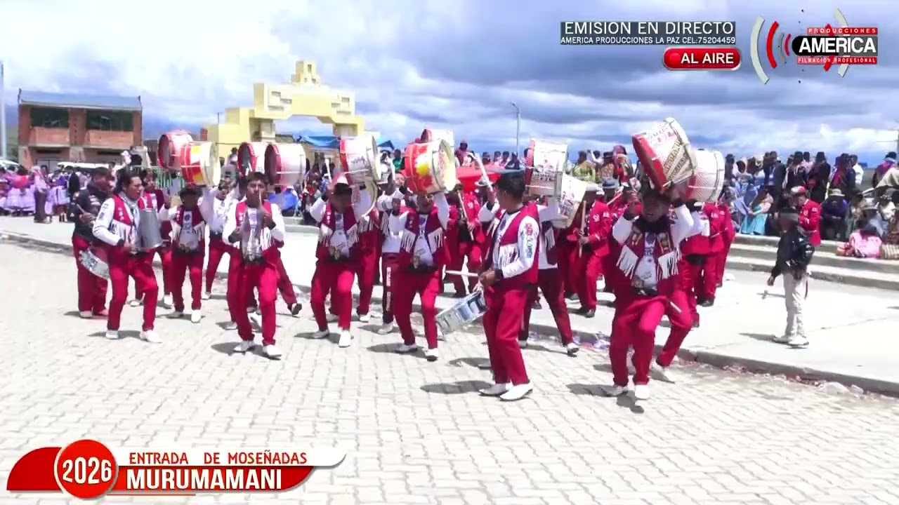 🎭 ENTRADA DE MOSEÑADAS CENTRAL AGRARIA MURUMAMANI-PROVINCIA OMASUYOS CARNAVALES 2026🎉..🇧🇴🇦🇹🇧🇷🇦🇷