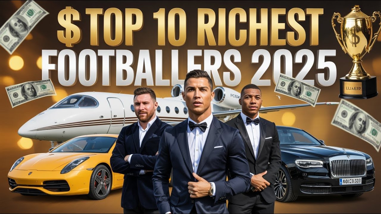 Top 10 Richest Footballers in the World 2025