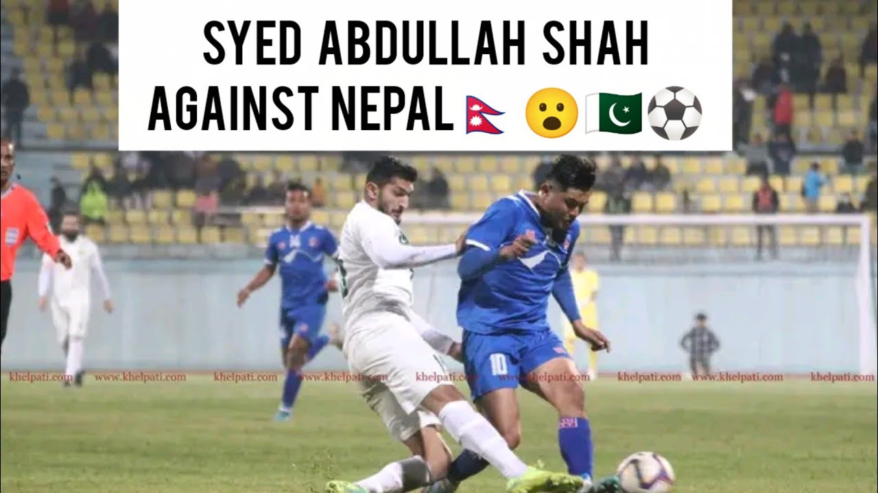 Abdullah Shah footballer, was an absolute wall against Nepal. Abdullah shah skills Pakistan vs Nepal
