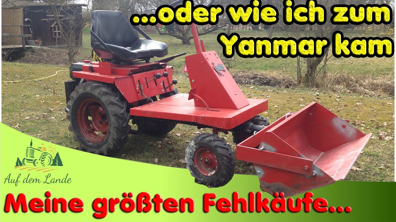 Wie kam ich zum Yanmar?👉Meine größten Fehlkäufe👉Köppl Pony👉Tad Len KR 120👉Kleintraktor👉#FragMax