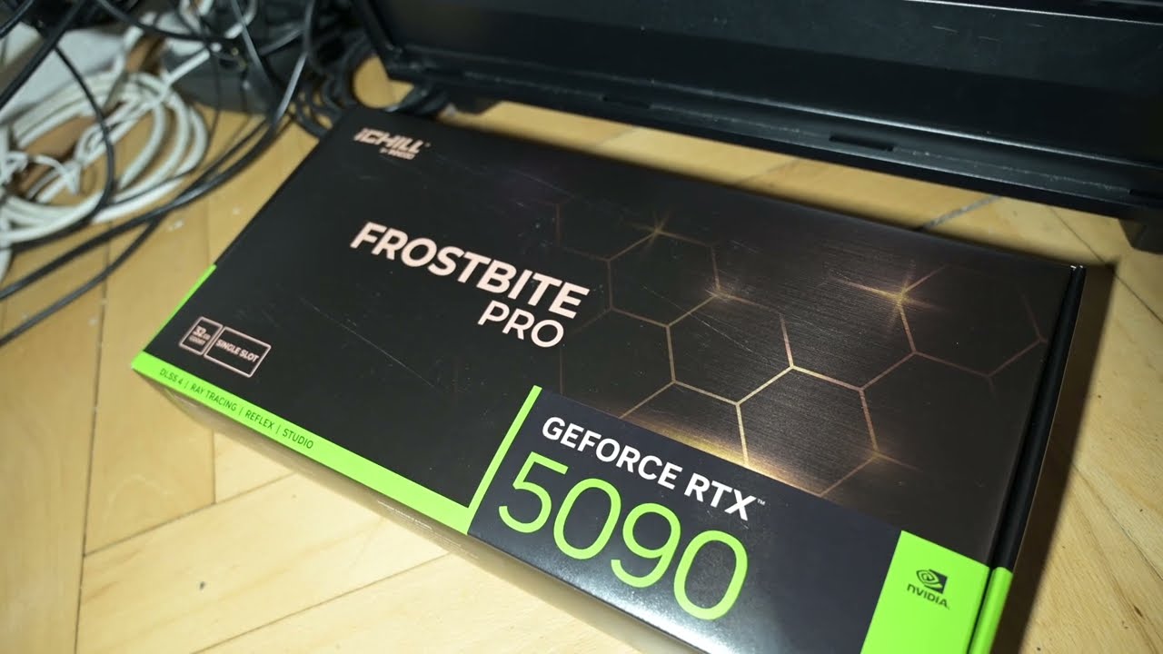 Testing RTX 5090  Inno3D Frostbite Pro with 480 + 360 rads, Steel Nomad stress test