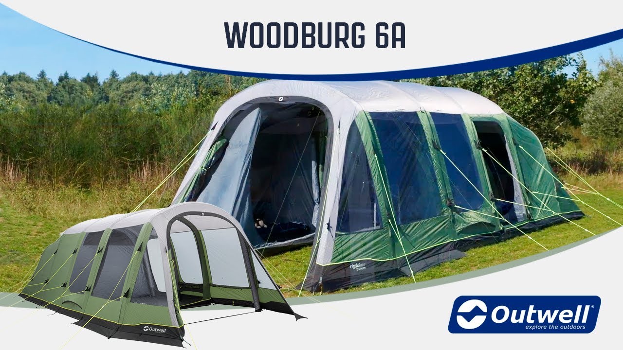 Outwell Woodburg 6A and 7A air tents (2019) | Innovative Family Camping Gear