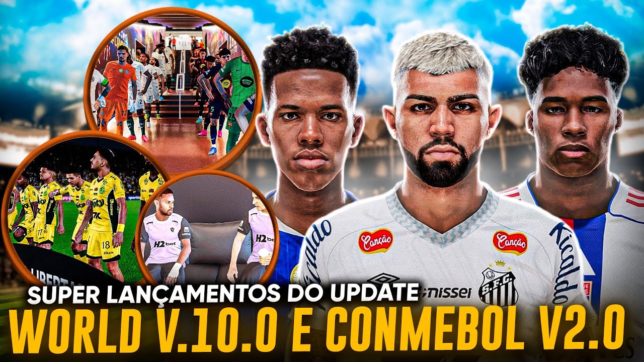 🚨SAIU! O NOVO GOGOSZ PATCH 2026 WORLD e CONMEBOL PARA PES 2021 PC e NOVOS OPTION FILES PARA PS4/PS5🔥