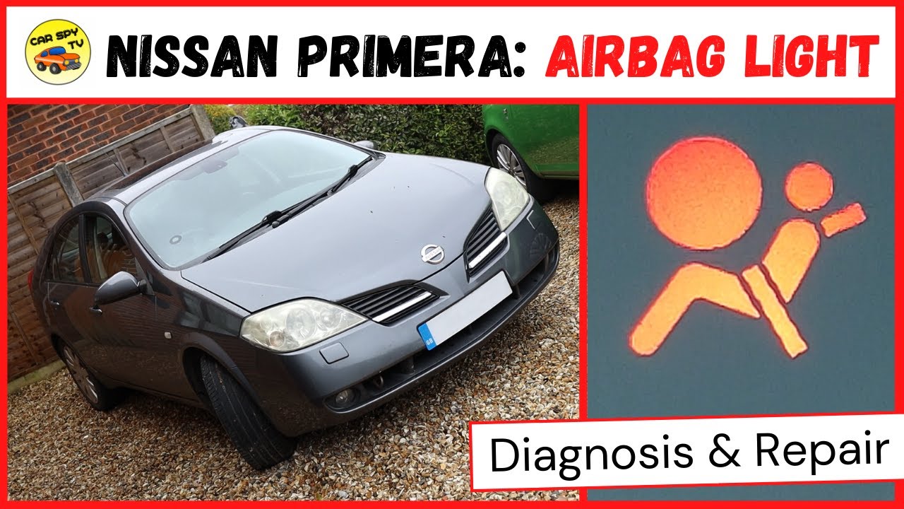 Контрольная лампа подушки безопасности Nissan Primera P12 (диагностика и устранение неисправности)