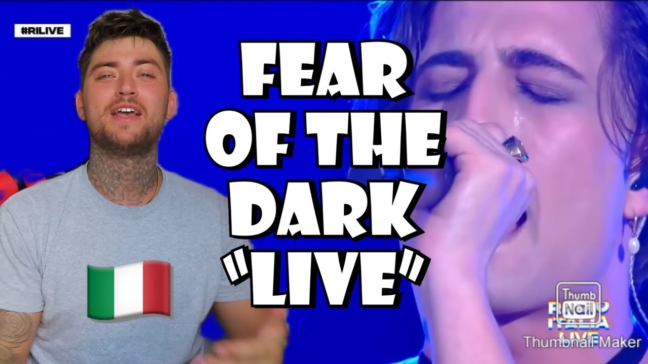 Måneskin 🇮🇹 - La Paura Del Buio / Fear Of The Dark Live [REACTION]