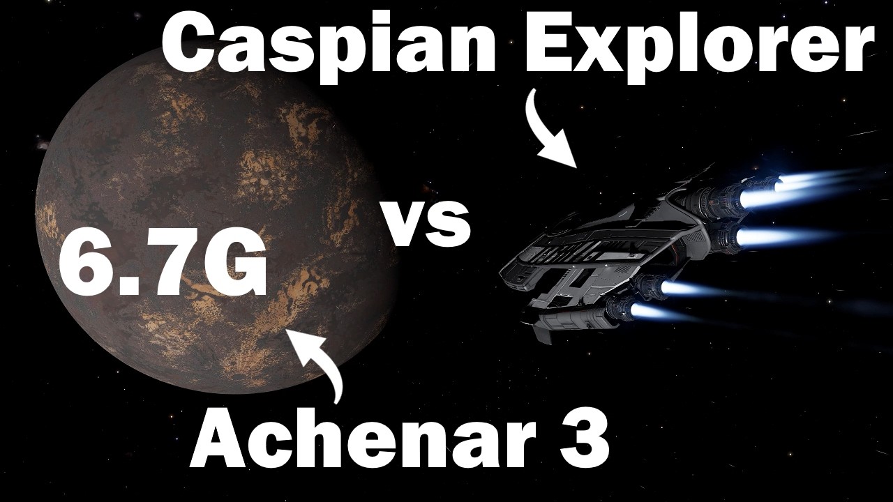 Caspian Explorer против Achenar 3 | Elite Dangerous