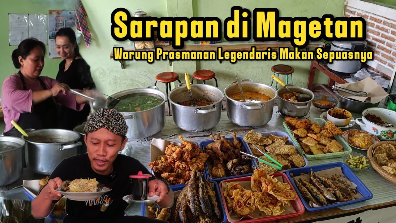 Warung Prasmanan paling legendaris di kawasan ini, makan sepuasnya menu masakan rumahan!
