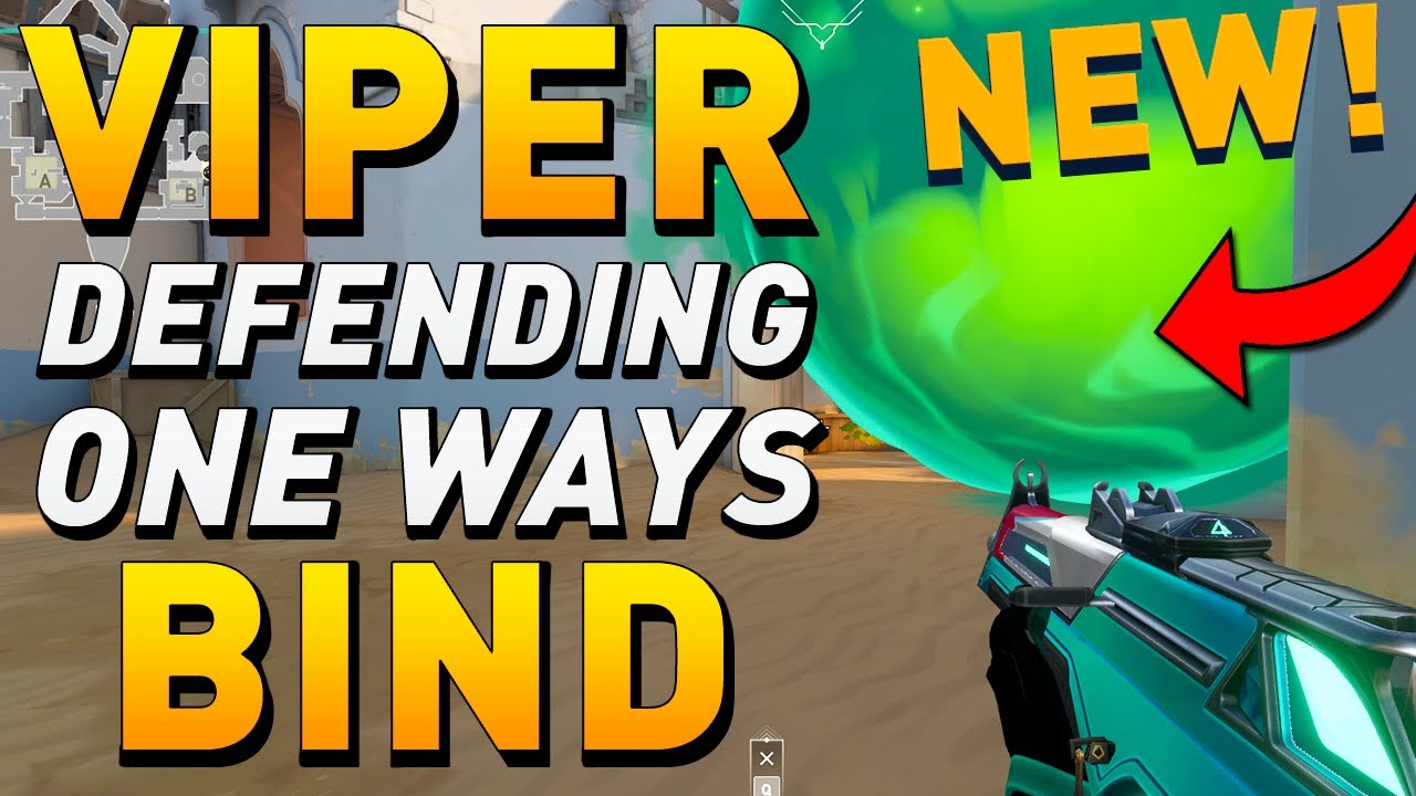 VALORANT - NEW BEST Viper One Way Smokes & Setups for BIND