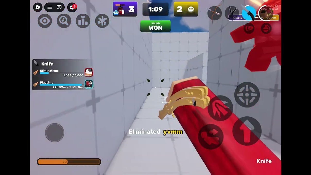 1v1 goldy with my arua