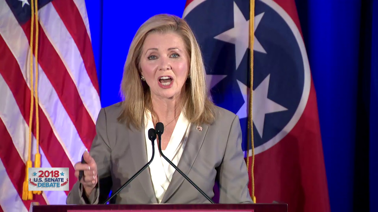 2018 U.S. Senate debate between Marsha Blackburn and Phil Bredesen channel