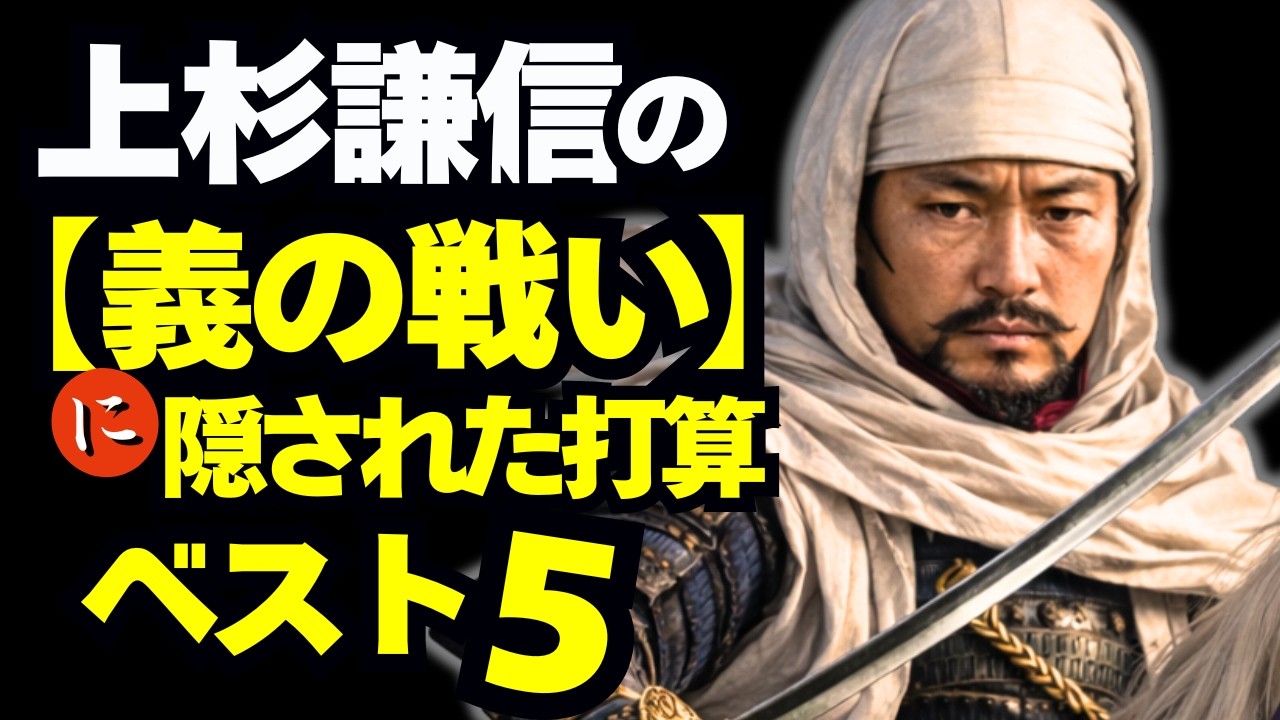 上杉謙信の「義の戦い」に隠された打算 ベスト5
