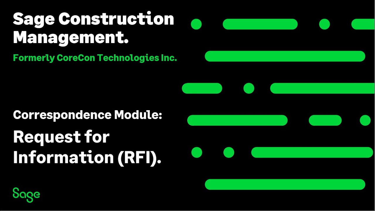 Request For Information (RFI)